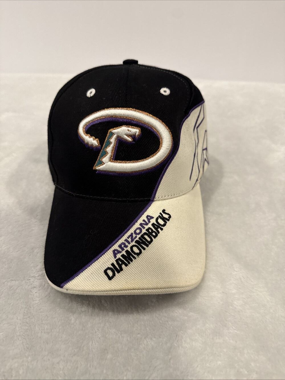 VINTAGE ARIZONA DIAMONDBACKS GENUINE MERCHANDISE TWINS ENTERPRISE HAT CAP ADJUST